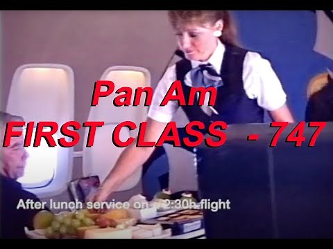 1989 Pan Am 747 First Class Rio de Janeiro-Buenos Aires