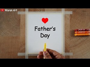 ❤️ Fathers Day Drawing ❤️/ Easy oil pastel drawing for beginners / Happy Father's Day drawing
