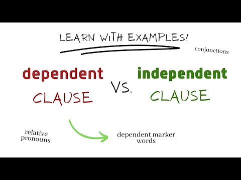 Dependent and Independent Clauses