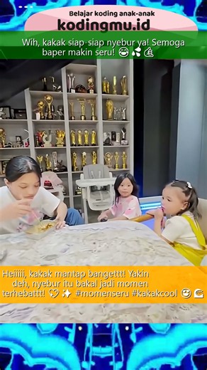 Relax nanti kakak nyebur deh attahalilintar aurelhermansyah azura krisdayanti ameena #ameena