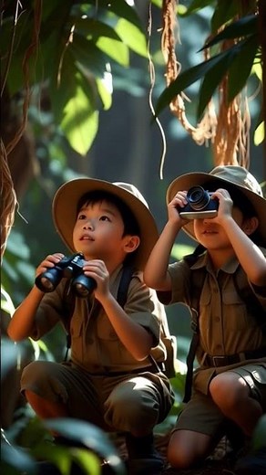 Exciting Jungle Safari Adventure! 🐘🌿 Kids Explore Wild #Shorts