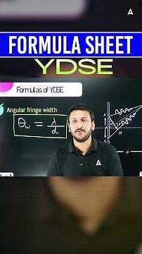 YDSE Formulas Explained | Wave Optics Class 12 Physics NEET 2026 Preparation by Nishant Sir