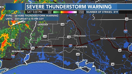There are showers moving across SWLA now, here's the latest radar view. Remember you can check the radar anytime using our First Alert Weather app which is available here: https://m.cmpgn.page/ZxkcRJ | KPLC 7 Weather
