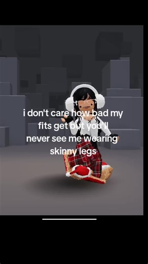in my opinion skinny legs are not my thing so don't do non of that stupid shyt anyways have a good Christmas #roblox #fyp #fits #skinnylegs #never
