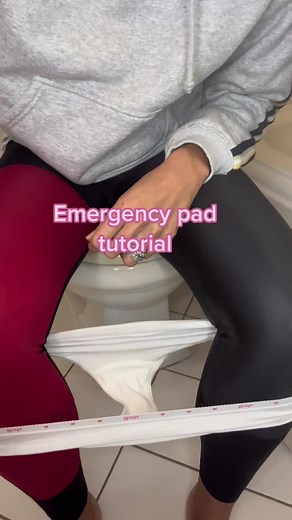 Have you ever had to make one? 🙋🏽‍♀️ #padtutorial #periodtips #howto #ilearnedontiktok #selfcaretiktok #periodtok