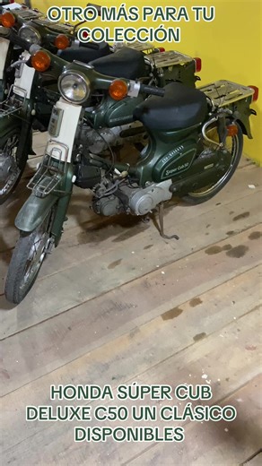 Honda Súper Cub Deluxe C50: Un Clásico para Coleccionistas