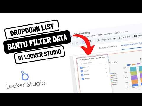 LOOKER STUDIO: How to Create a Filter Dropdown List in Looker Studio (Easy!)