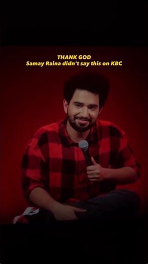Samay Raina ROASTS Amitabh Bachchan & Abhishek Bachchan on KBC Savage 😂Comedy Moment #shorts