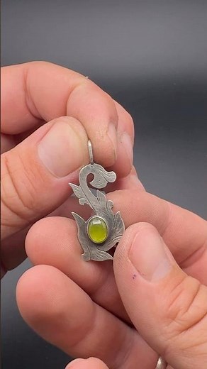 Crafting A Custom Sterling Silver Scroll Pendant ⚒️