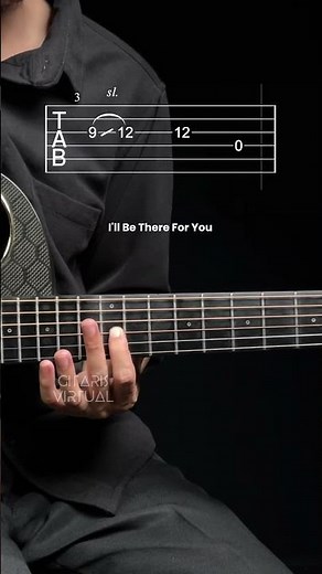 Bon Jovi - I'll Be There For You intro #guitartutorial #guitartabs