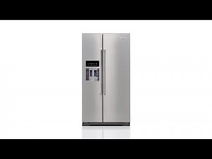 KitchenAid 19.9-cu ft Counter-Depth Side-by-Side Refrigerator with Ice Maker (Stainless Steel)