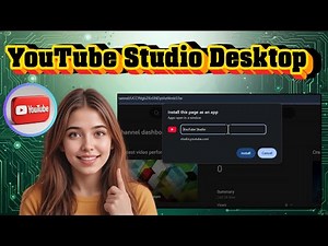 How To Install YouTube Studio As A Desktop App - Full Tutorial