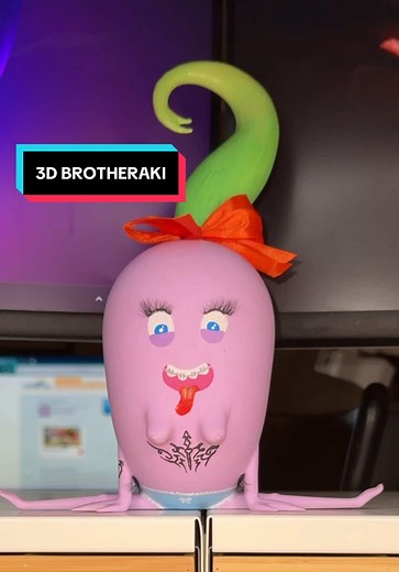 Χρωμάτισα το 3D Brotheraki με μαρκαδόρους @Ohuhuart που μου έκανε δώρο ο @MESC 🥹🙏 #ohuhu #acrylicmarkers #brotherakia
