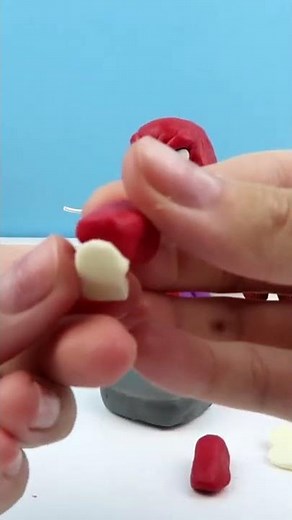 Create Knuckles (Movie.ver) with clay. Tutorial. Sculpture timelapse #shorts #sonic
