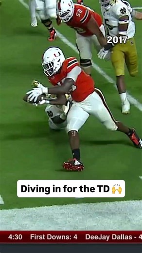 He just got that in 😮‍💨 #miamihurricanes #accfootball #collegefootball