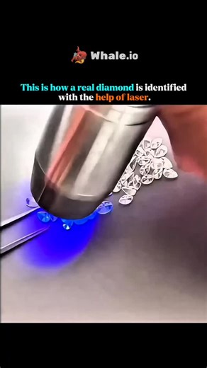Fact Bull on Instagram: "Lasers are primarily used in diamond identification for laser inscription, a process of microscopically engraving a unique identification number or symbol on the diamond's girdle (the outer edge). This inscription links the physical stone to its specific grading report, offering a reliable method for verifying its identity and authenticity."