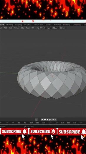 Circle Curvy Shape in Blender!!