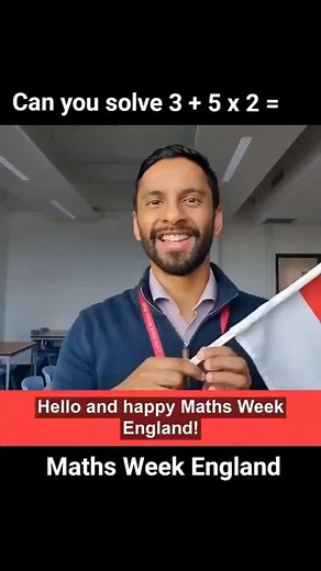 What's 3 5 x 2? Did you know it's #MathsWeekEngland now? After @national_numeracy #NumberConfidenceWeek the other week, we have another week celebrating maths! Teachers in primary or secondary school? Get your school involved by visiting https://mathsweekengland.co.uk/ From 15-23 November, this year’s theme is “Connection or Coincidence?” #Math #Maths #Numeracy #Teacher #Puzzle #MathsWeek #MathsWeekEngland #PrimarySchool #SecondarySchoool #Arithmetic #MWE25 #UKMathsChat #MathsToday | Bobby Seagu
