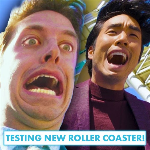 96 Degree Drop Roller Coaster 🎢😱 | The Try Guys