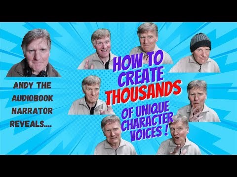 How to Create Thousands of Unique Character Voices for Audiobooks.