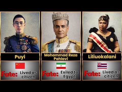 👑 The Last Monarchs Around the World - From Execution to Exile
