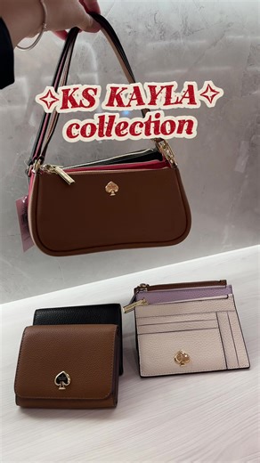 Kayla Wallet Collection drop! ✨ From convertible wristlets to L-zip wallets and sleek cardholders💳 Pick your fave and get yours now 💕