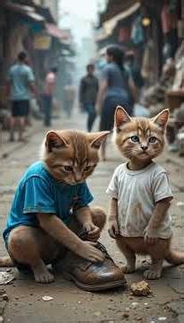 What If Cats Lived Like Us? #animallove #funny #rescueefforts