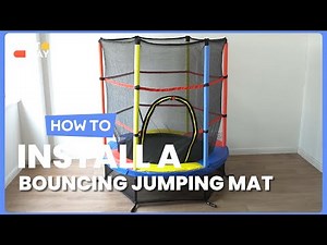 How to Install the Kids Recreational Trampoline Bouncing Jumping Mat | TW10052 #costway #howto