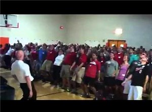 Largest Group To Dance The "Bernie"