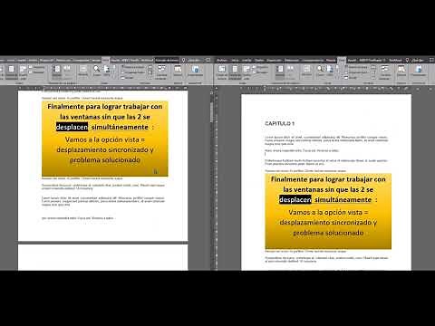 Como abrir dos ventanas en Word para el mismo documento