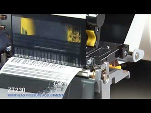 How To - Zebra ZT230 Adjust Printhead Pressure
