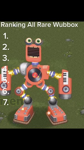 Ranking All Rare Wubbox on My Singing Monsters