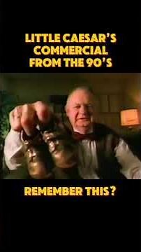 Little Caesars commercial from the 90’s #90s #90scommercials #90skid