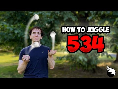 How to Juggle 534 (4 Ball Trick)