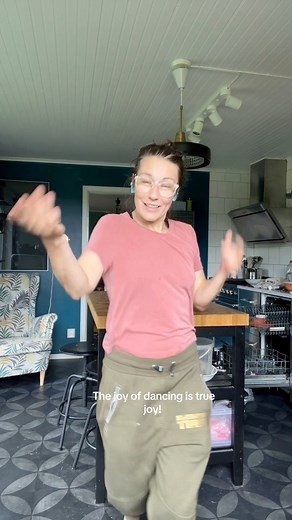 3.8K views · 297 reactions | The joy of dancing is true joy! It’s amazing how much better you feel just by moving and dancing to the music. It’s all about how it feels, not how it looks! #happy #dance #adhd | Ina Beckman | Facebook