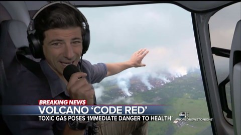 The volcano 'Code Red' in Hawaii