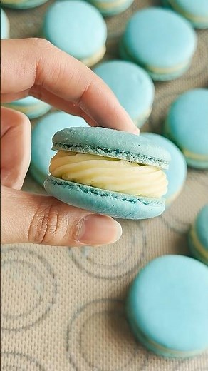 EASY Macarons with buttercream filling