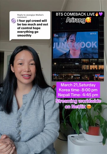 Replying to @Jyangjyu Waiba Tapai ko favorite BTS member ko ho??#btscomebacklive #btslive #bts #btsarmy #btsconcert