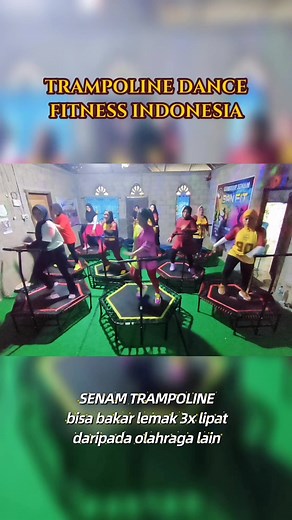 Trampoline Dance With TDFI #trampoline #trampolinedancefitness #tdfi #fitness #workout | Susanti Maharani