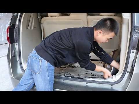 Installation instruction for electric tailgate lift foot sensor