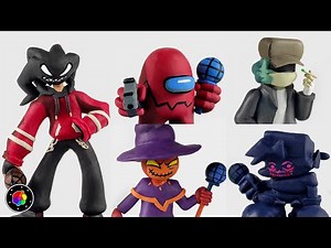MAKING ALL FNF Mods (Impostor, Garcello, Zardy, Agoti y Corrupción) - Clay #5 | PlastiVerse