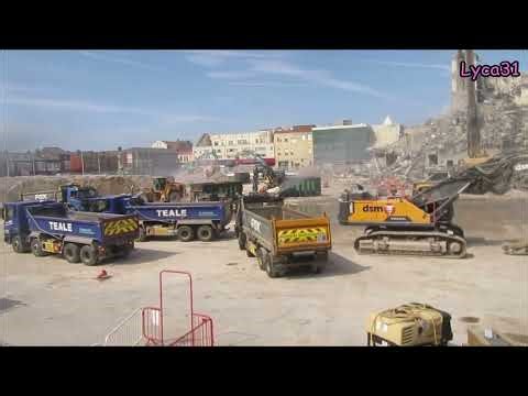 Blackpool Bonny Street Police Station Demolition, big machine, The Beast Part 9