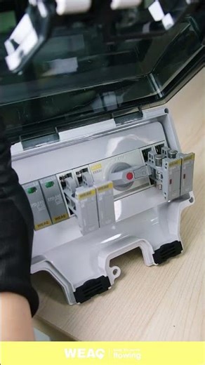 Immersive SPD + Fuse + Isolator Installation in Solar Combiner Box.