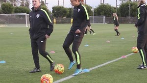 2.1K shares · 623 comments | #USWNT's Tobin Heath plays with an entertaining flair, which sometimes includes a nutmeg or two. During training camp in LA, we found out that even before training sessions, a little nutmeg fun with her teammates & staff is never out of the question. #JanuaryCamp #RoadToRio | U.S. Soccer | Facebook