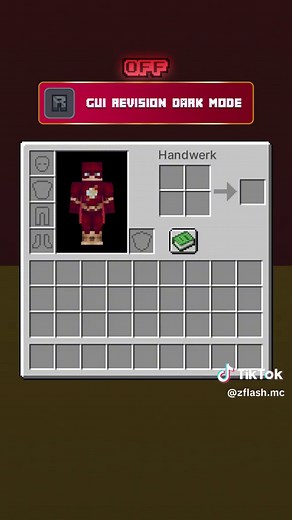 GUI Revision Dark Mode Resource Pack for Minecraft