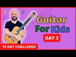 Guitar Lesson 3 | Basic Guitar Chords For Beginner Kids [FREE 10 Day Course]