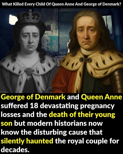 George of Denmark and Queen Anne suffered 18 devastating pregnancy losses and the death of their young son, but modern historians now know the disturbing cause that silently haunted the royal couple for decades. | Factinate