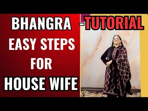 Easy Steps For House Wife | Bhangra TUTORIAL for Beginners | Easy Bhangra Tutorial | Bhangra | Dance
