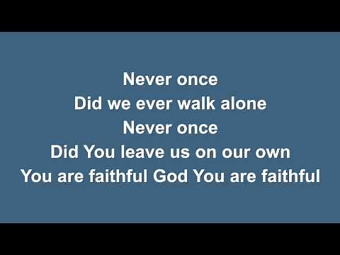 Never Once (Matt Redman) - Lyric video // Instrumental