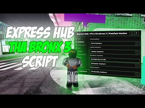 Tha Bronx 3 Script Express Hub | Autofarms, Silent Aim, GunMods, & Many More Exploits🔥!